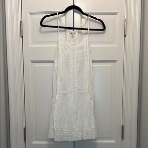 Joie White Lace Mini Dress